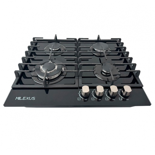 Estufa de gas Milexus de 4 quemadores empotrable ML-TG-E4Q