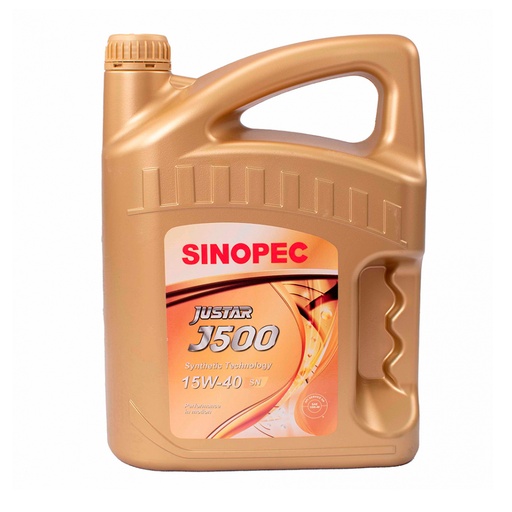 Aceite para motor Sinopec J500 15W-40 (4 L)