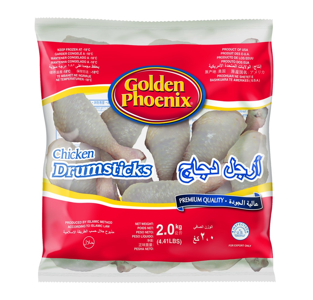 Paquete de Muslos de Pollo Golden Phoenix (2 kg)